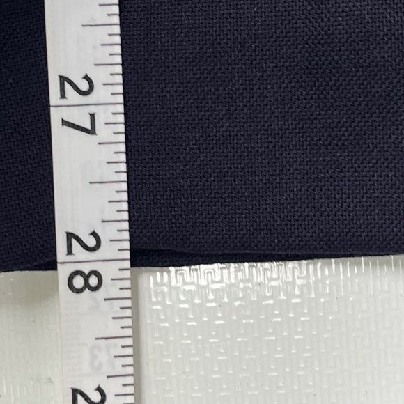 Tory Burch Women's Wool Stretch Dress Pants/ Trousers, Navy Blue, 8 - Picture 9 of 11